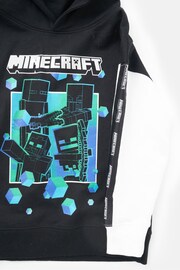 Angel & Rocket Black white Minecraft Hoodie - Image 5 of 5