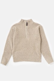 Angel & Rocket Cream Ben Funnel Knit Jumper - Image 5 of 6