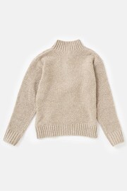 Angel & Rocket Cream Ben Funnel Knit Jumper - Image 6 of 6