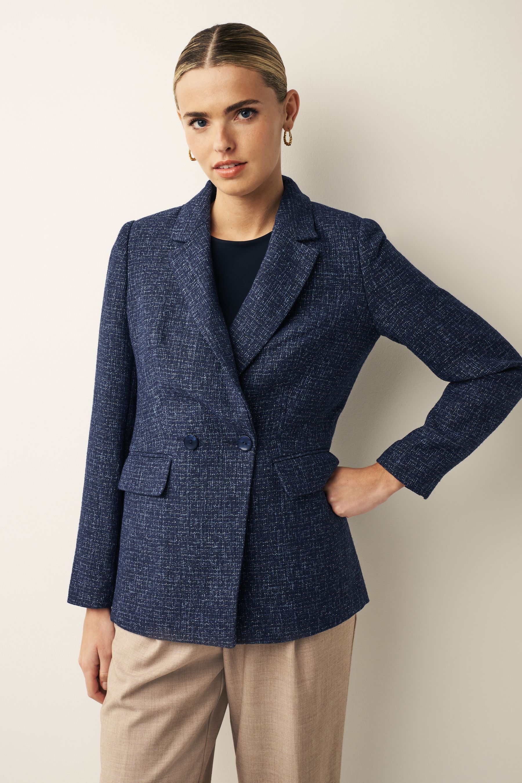 Next navy blue blazer shop