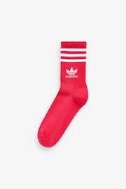 adidas Originals Mid Cut Crew Socks 3 Pairs - Image 4 of 4