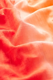 Orange/Pink Ombre Textured Volume Summer Maxi Dress - Image 8 of 8
