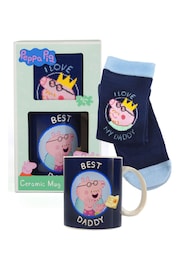 Vanilla Underground Blue Peppa Pig Pusheen Green Mug And Sock Set - Image 1 of 5