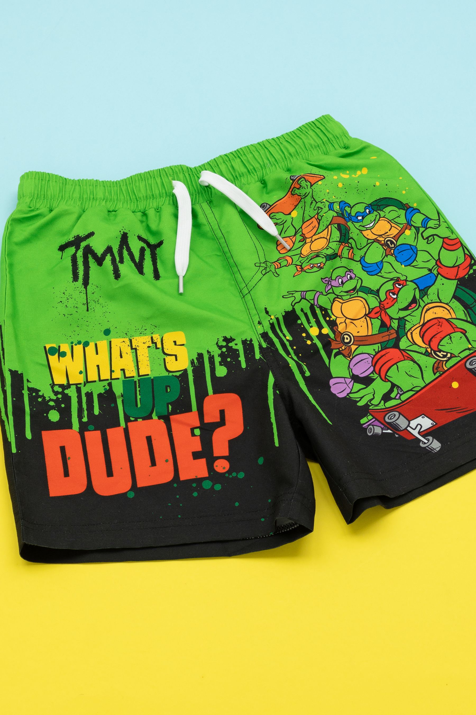 Buy Vanilla Underground Green Boys Teenage Mutant Ninja Turtles Licencing Swim Shorts from the Next UK online shop