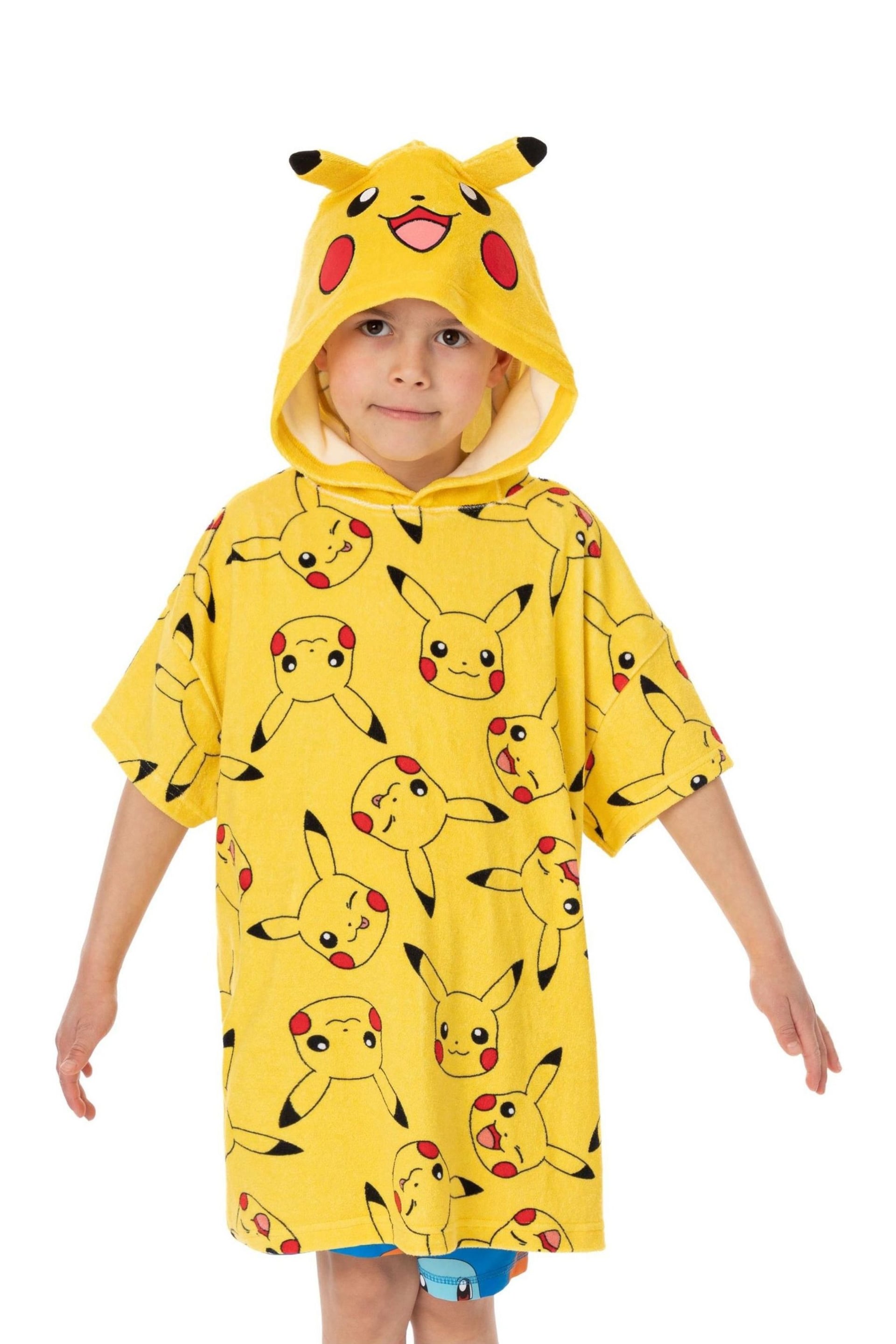 Vanilla Underground Yellow Pokémon Character Towel Poncho - Image 1 of 6