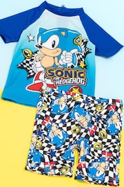 Vanilla Underground Blue Sonic The Hedgehog 2 Piece Swim Set - Image 5 of 5