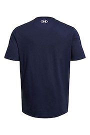 Under Armour Navy Blue Left Chest Logo T-Shirt - Image 4 of 4