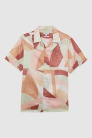 Reiss Multi Taiko Abstract Button-Through Shirt - Image 2 of 4