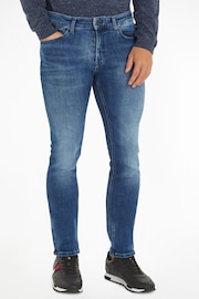 Tommy Jeans Blue Scanton Slim Fit Stretch Jeans - Image 1 of 6