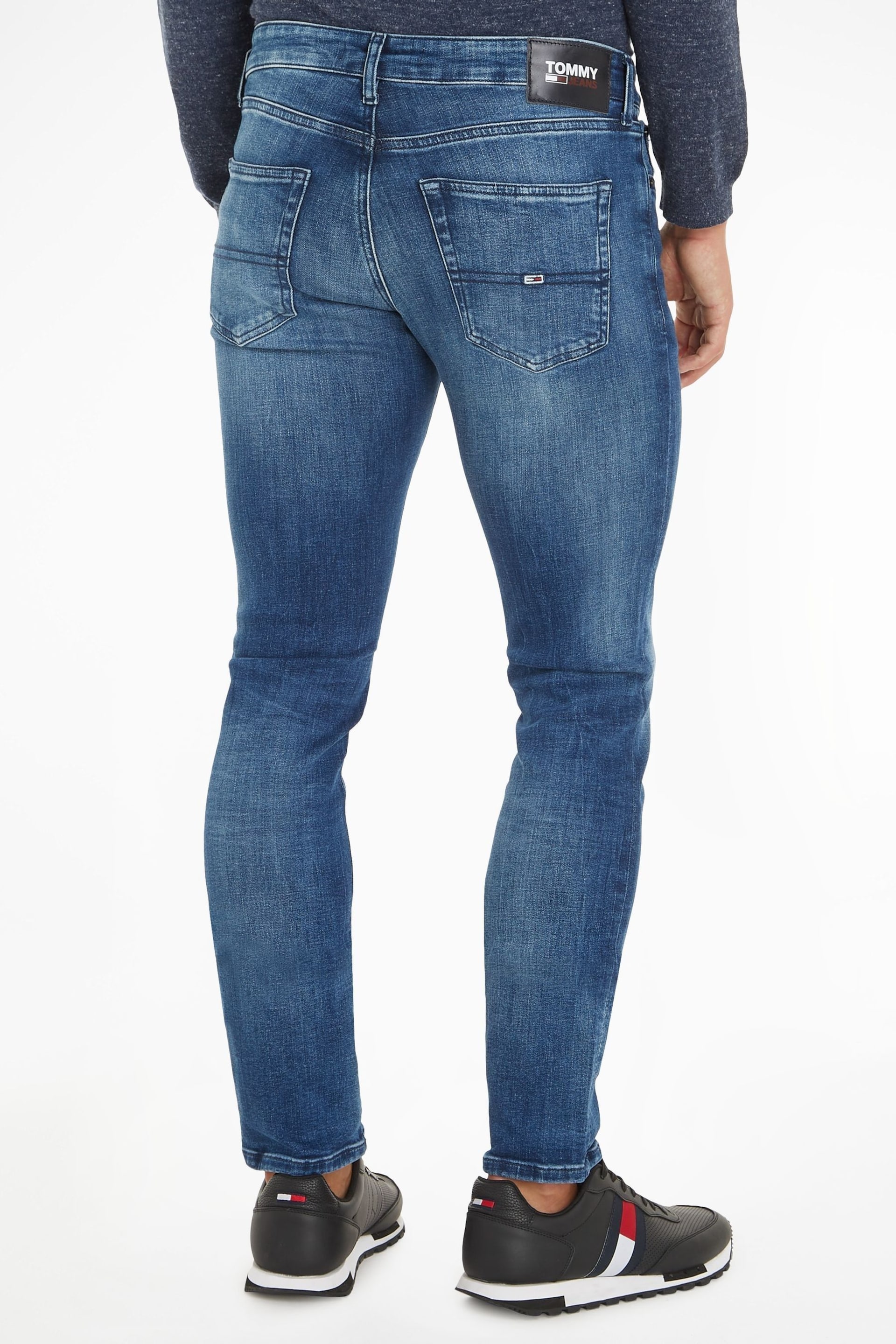 Tommy Jeans Blue Scanton Slim Fit Stretch Jeans - Image 2 of 6