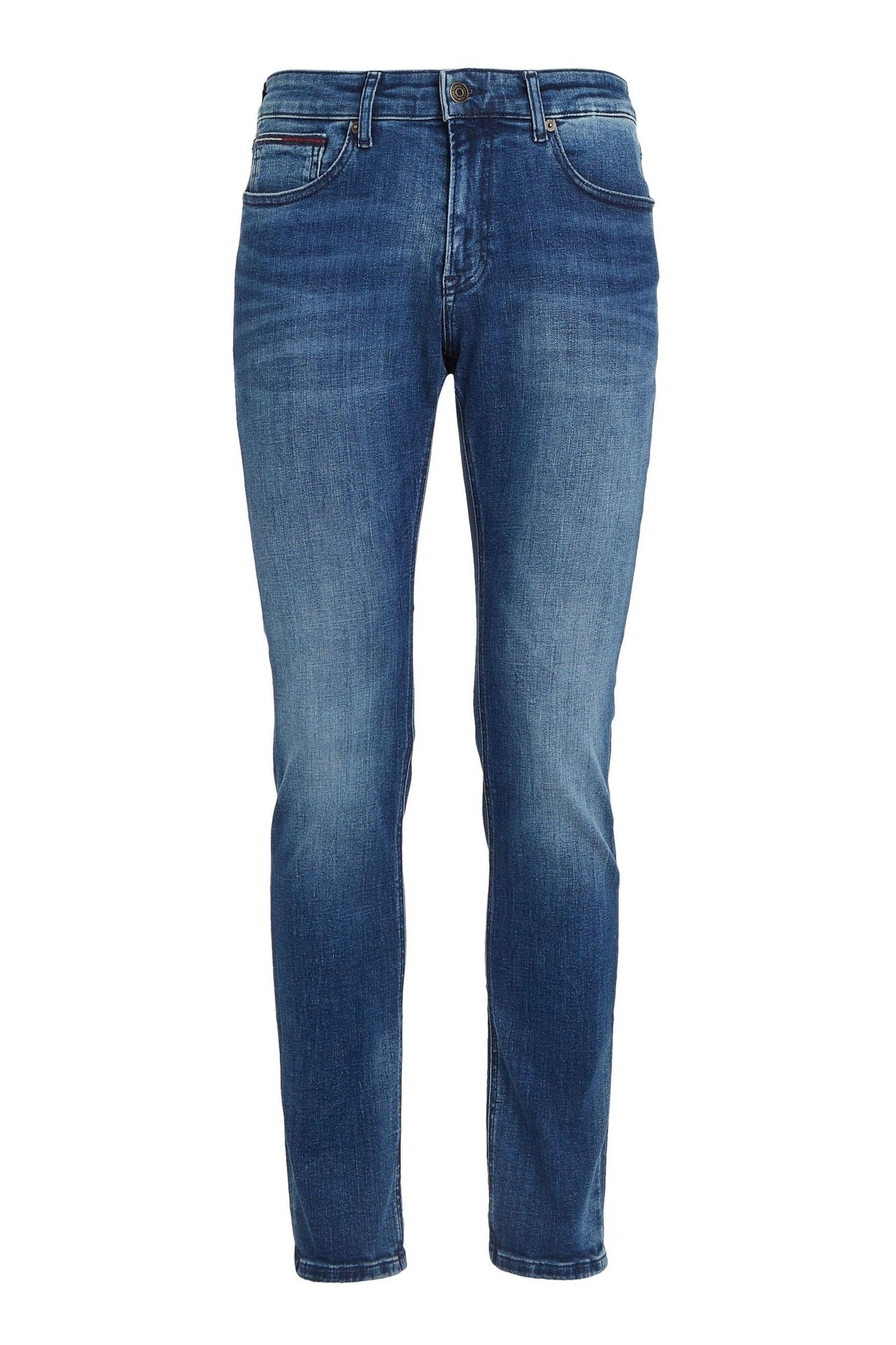 Tommy Jeans Blue Scanton Slim Fit Stretch Jeans - Image 4 of 6