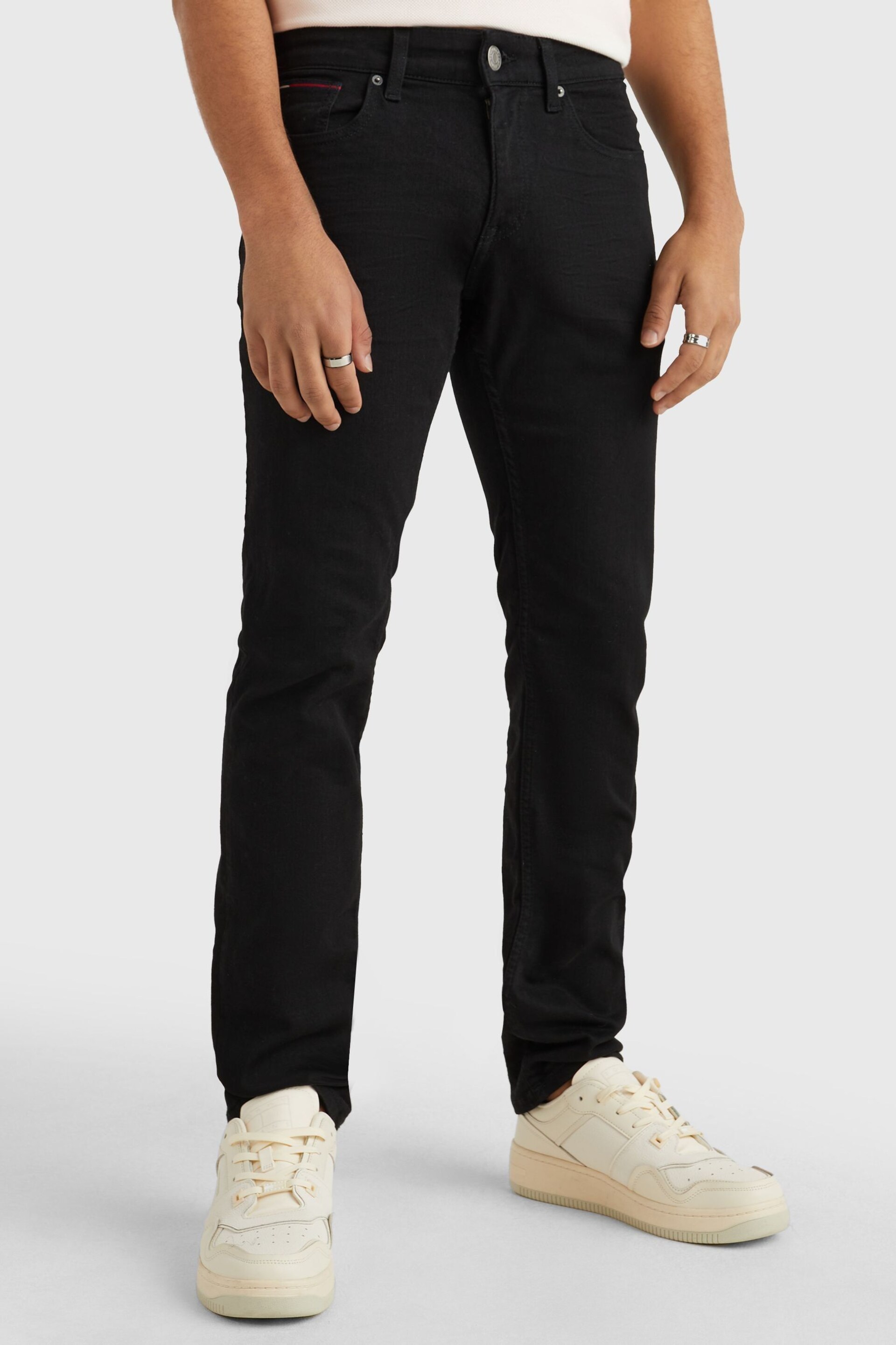 Tommy Jeans Scanton Slim Fit Black Jeans - Image 1 of 4