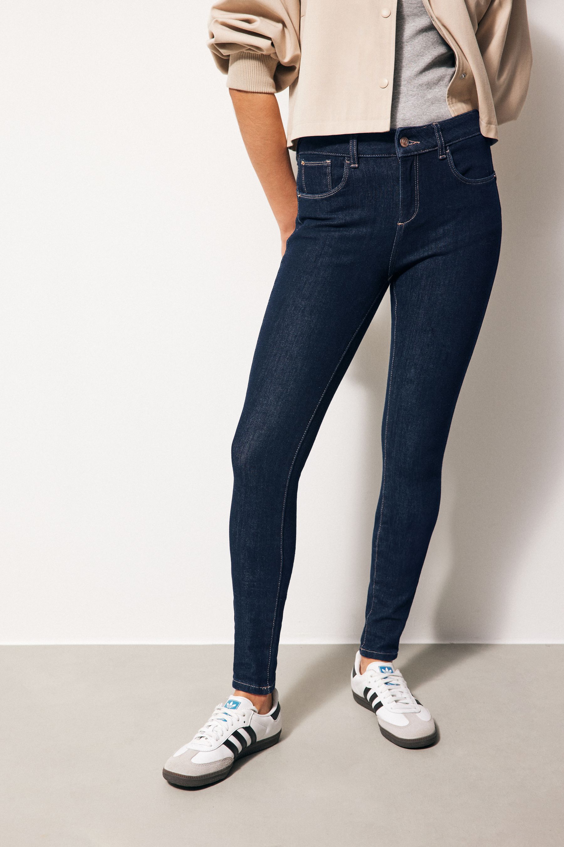 Buy Rinse Blue Skinny 360 Stretch Jeans from the Next UK online shop