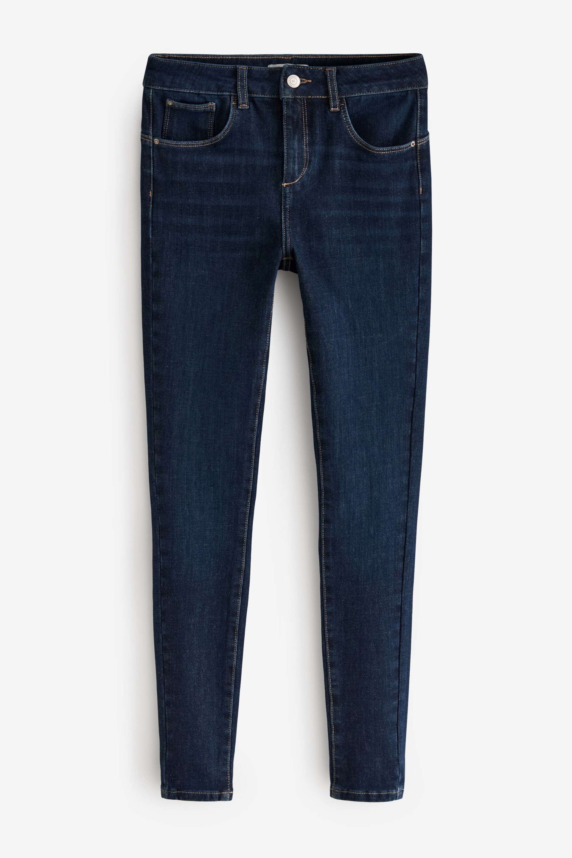 Rinse Blue Skinny 360° Stretch Jeans - Image 6 of 7