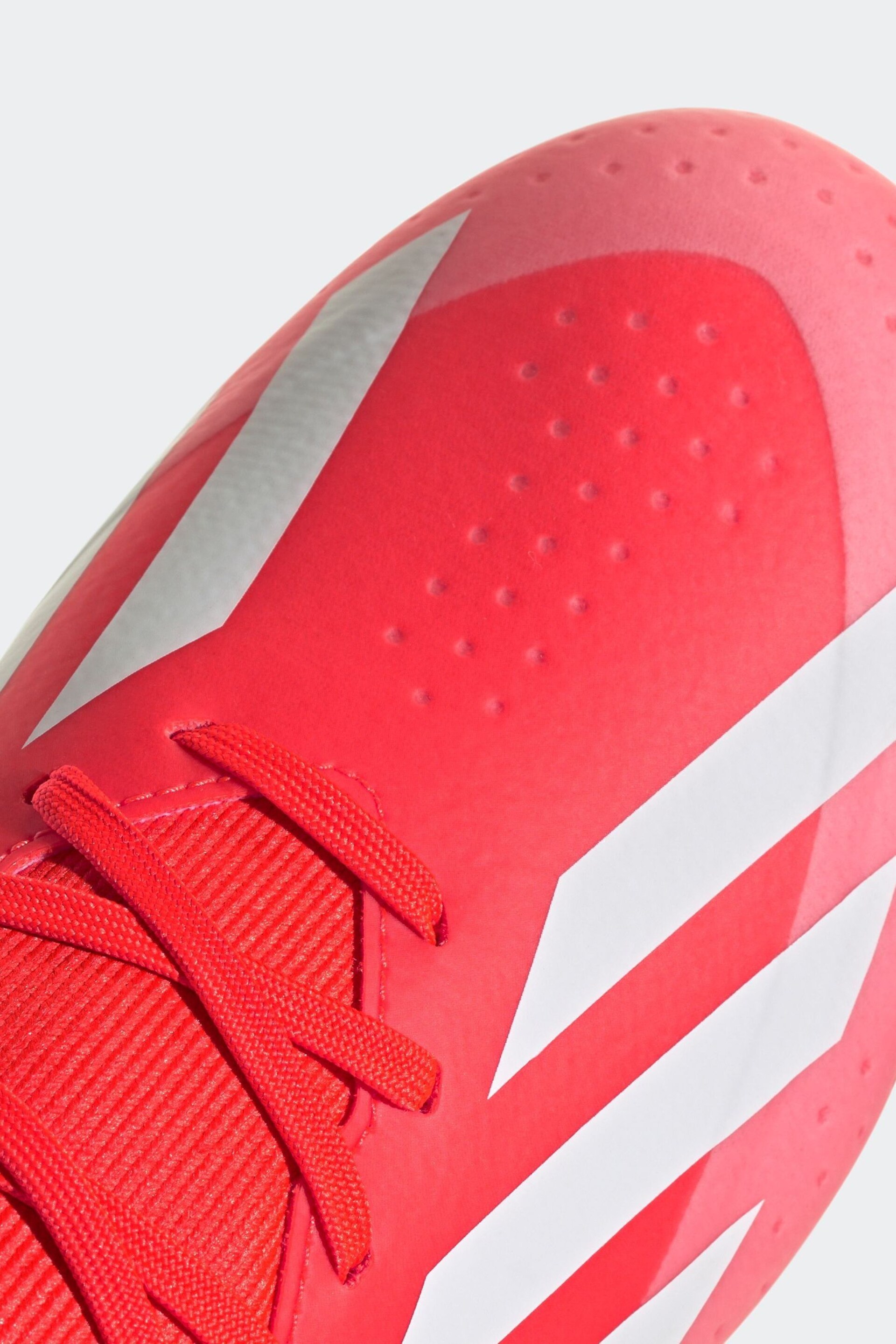 adidas Red/White Football X Crazyfast League Firm Ground Adult Boots - Image 9 of 12