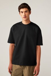Black Relaxed Fit Heavy weight T-Shirts 3 Pack - Image 2 of 10