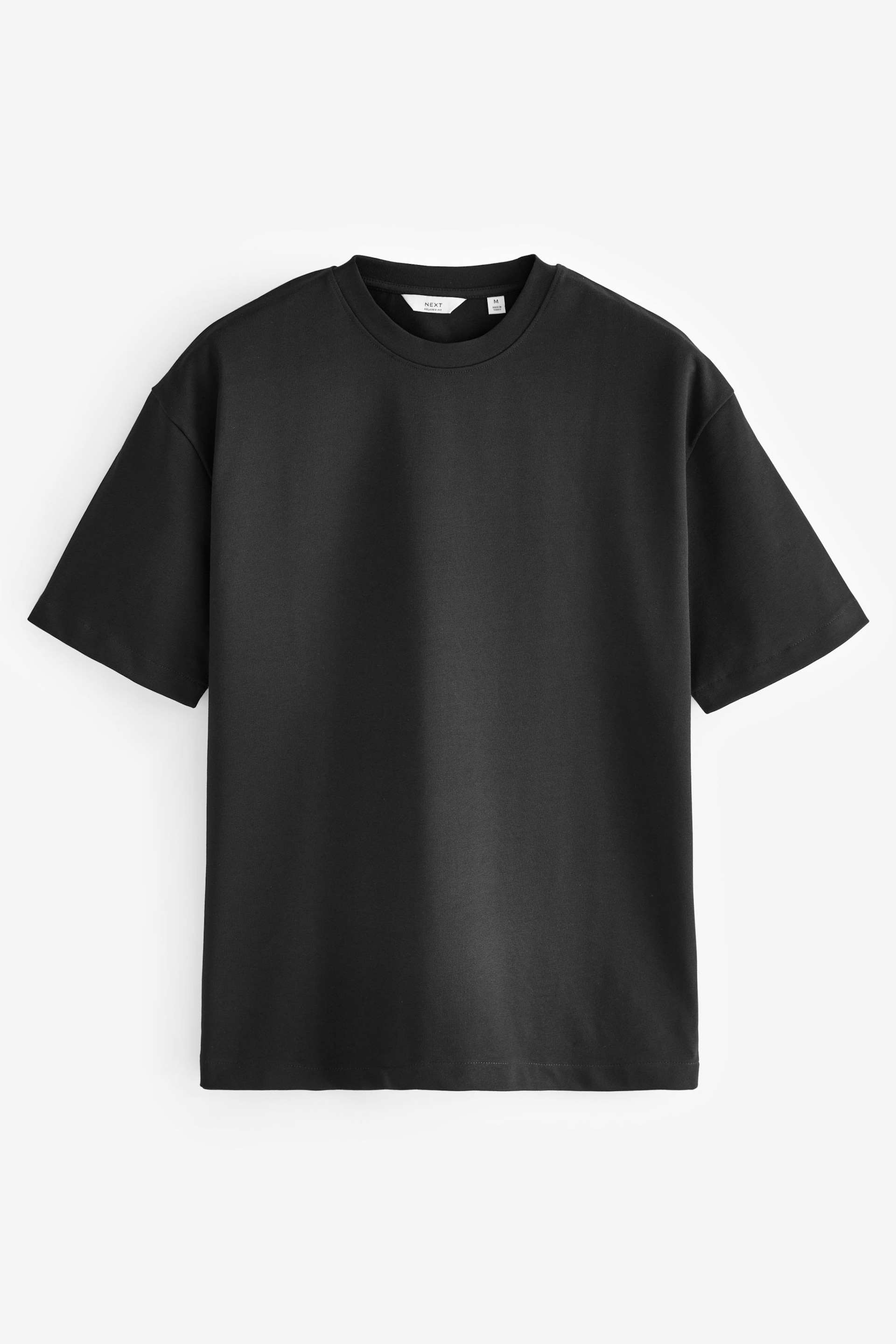 Black Relaxed Fit Heavy weight T-Shirts 3 Pack - Image 6 of 10
