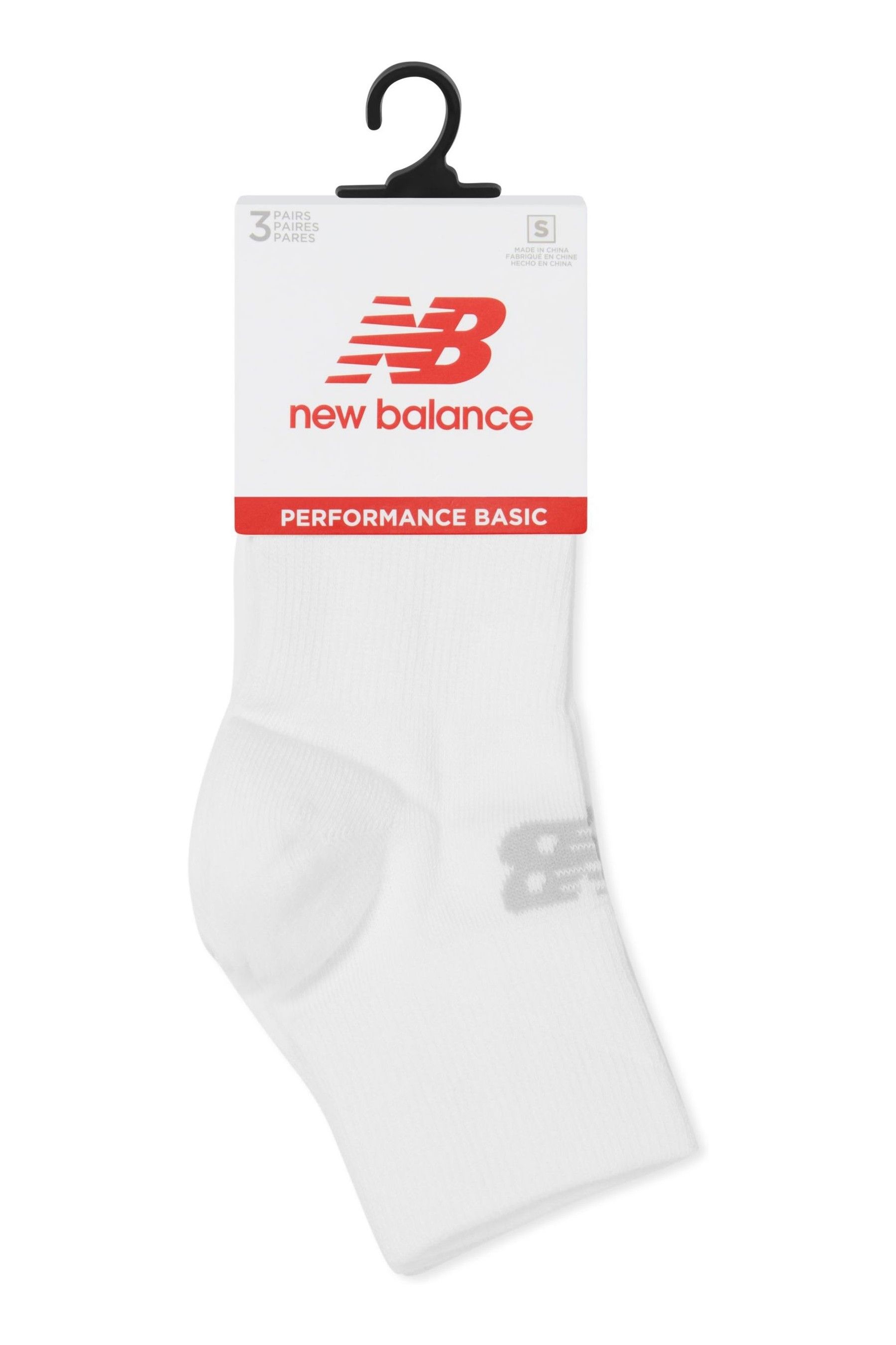 Buy New Balance White Multipack Ankle Flat Socks from Next Canada