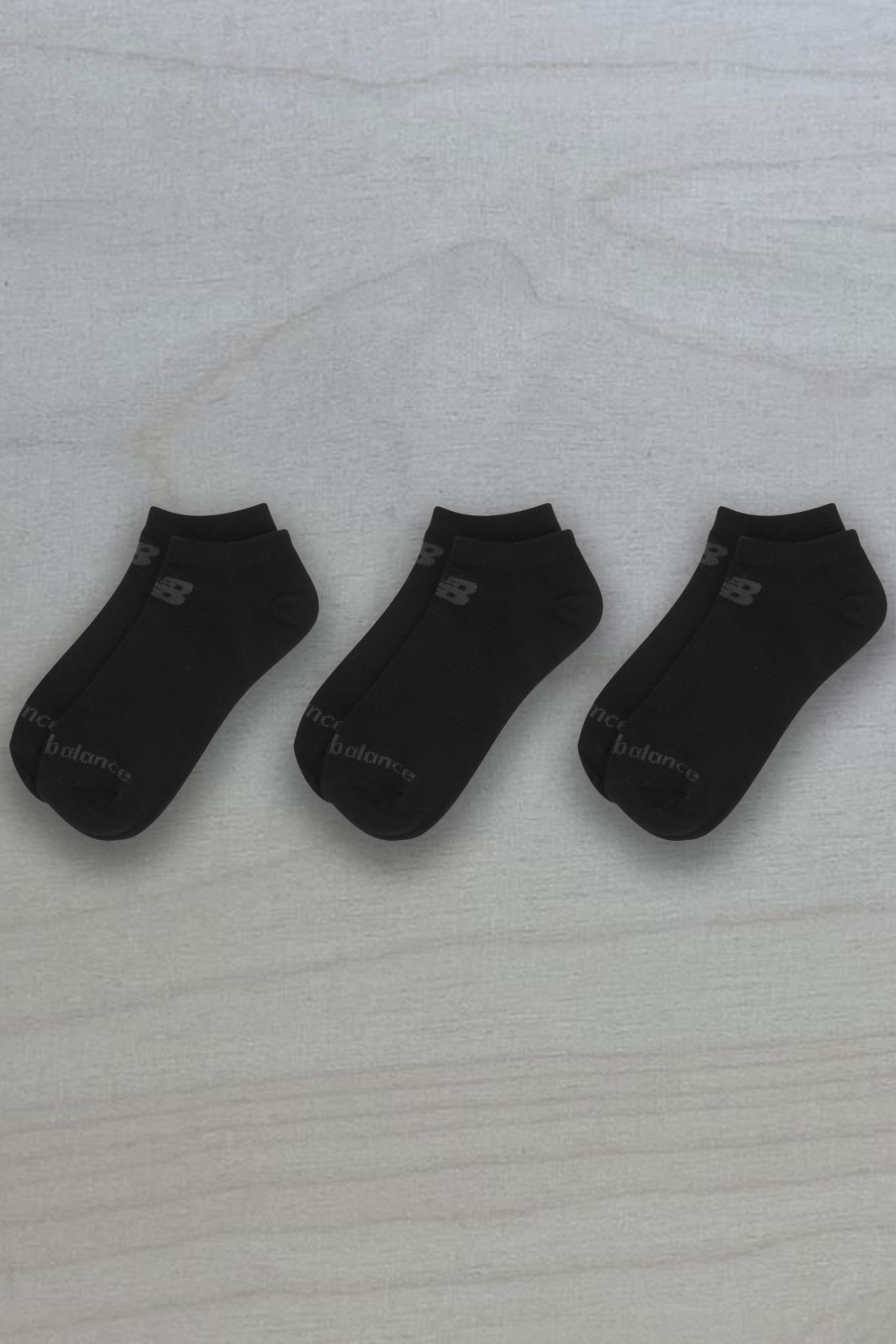 Buy New Balance Black Multipack No Show Trainer Liner Socks from Next Luxembourg