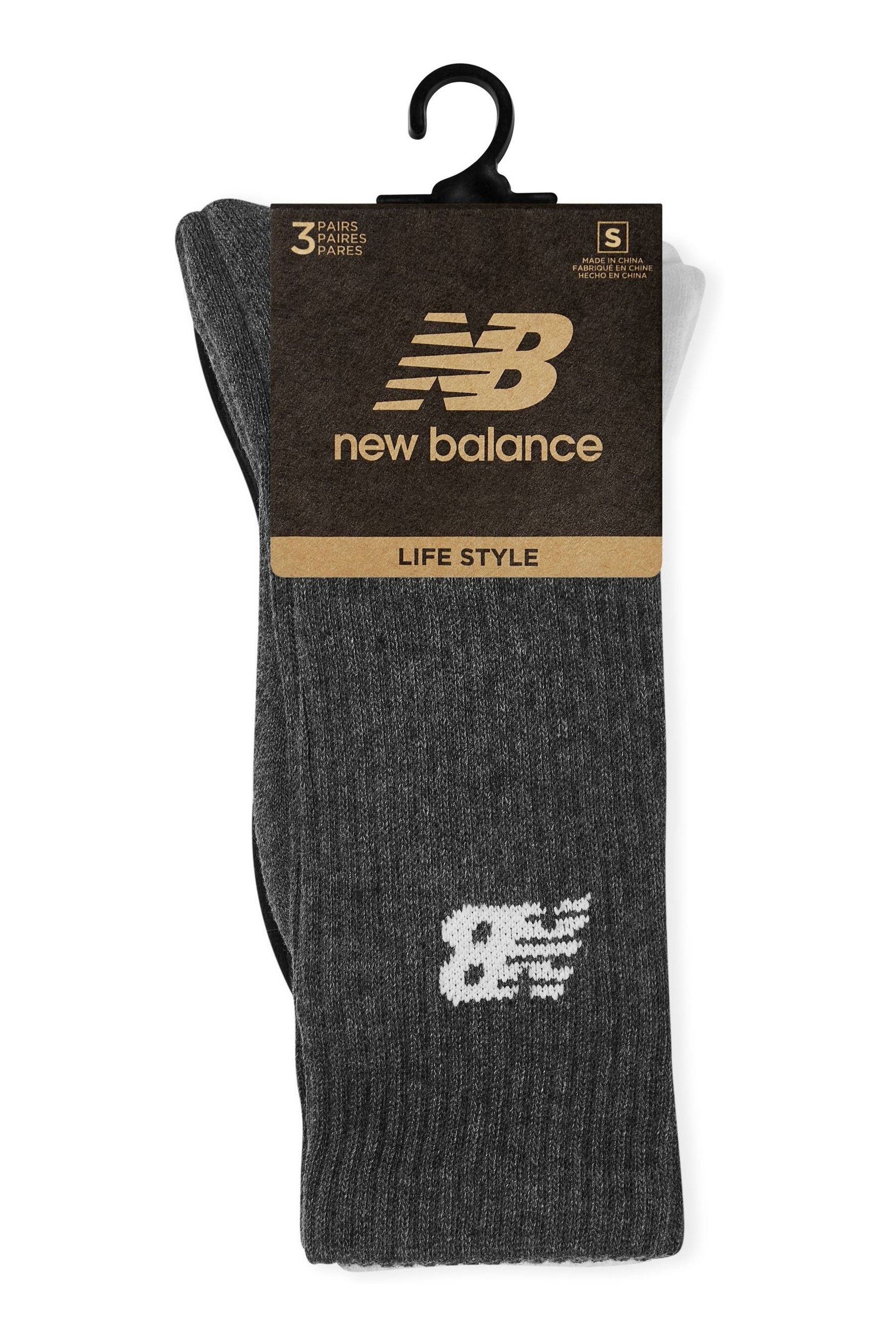 New Balance Natural Everyday Crew Socks 3 Pack