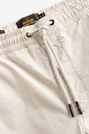 Ecru/White Straight Fit Uncuffed Stretch Utility Cargo Trousers - Image 2 of 4