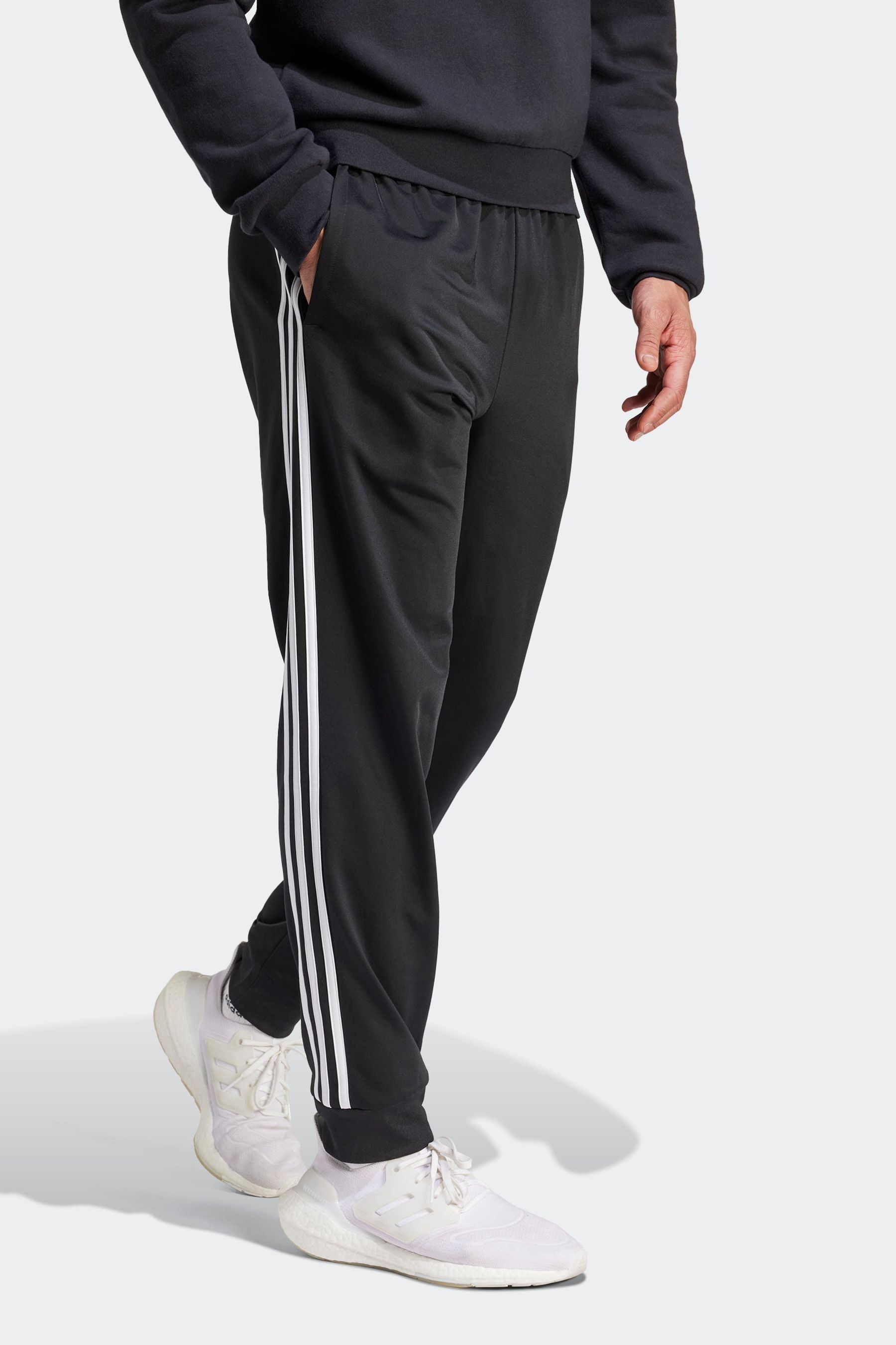 Adidas 3 stripe essential track pants best sale