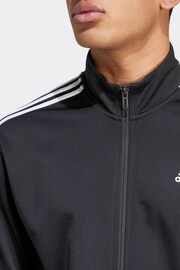adidas Black Sportswear Essentials Warm-Up 3-Stripes Track Top - Image 4 of 6