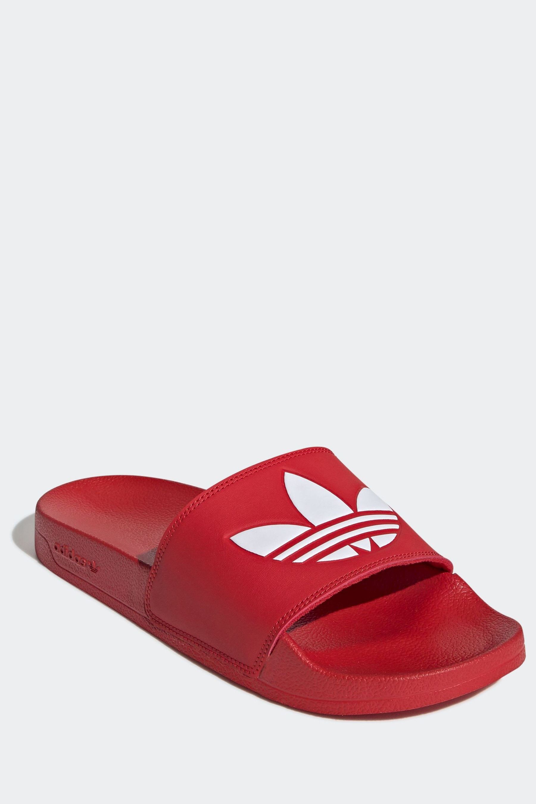 Buy adidas Red Originals Adilette Lite Slides from Next Luxembourg