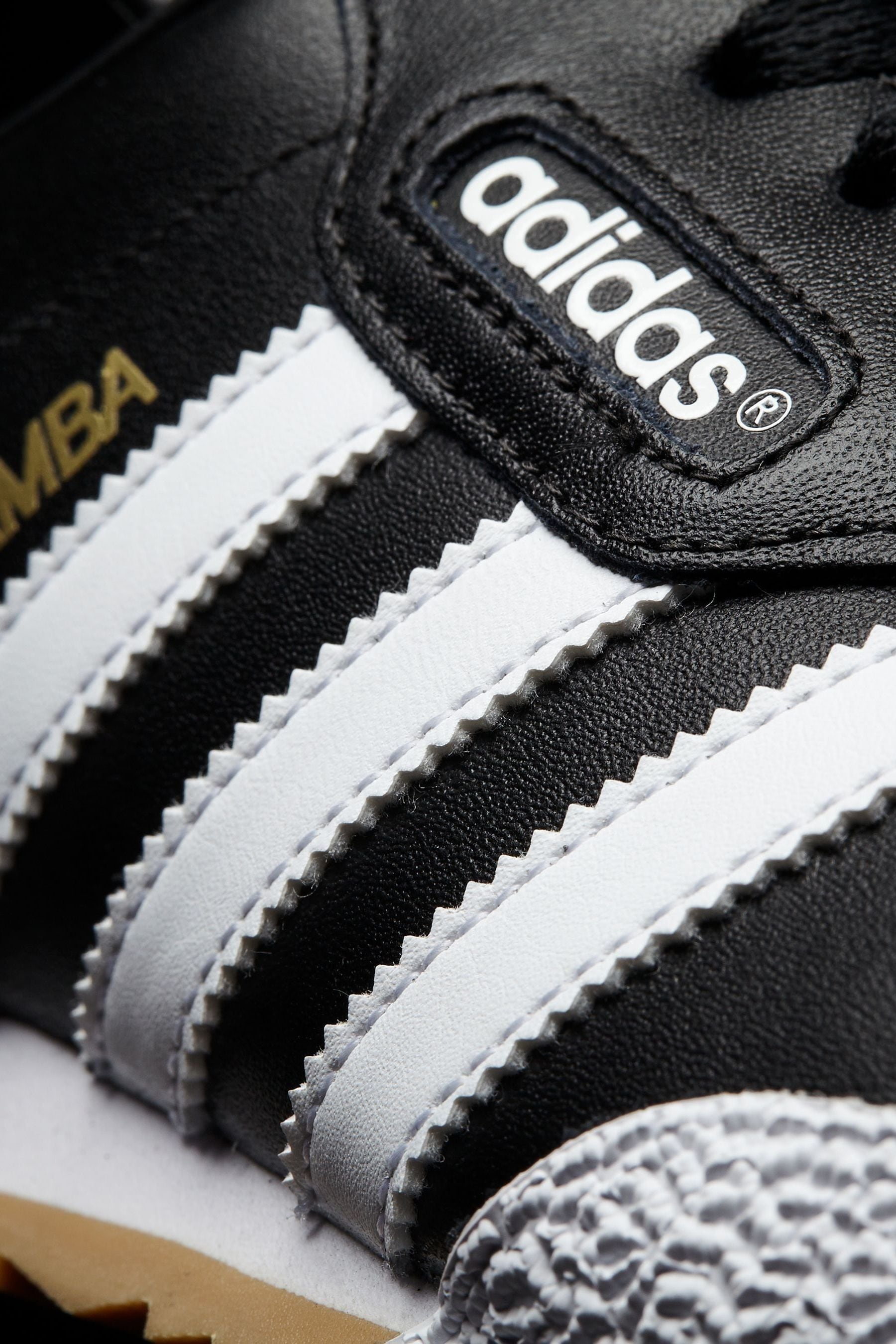 Black suede sambas top