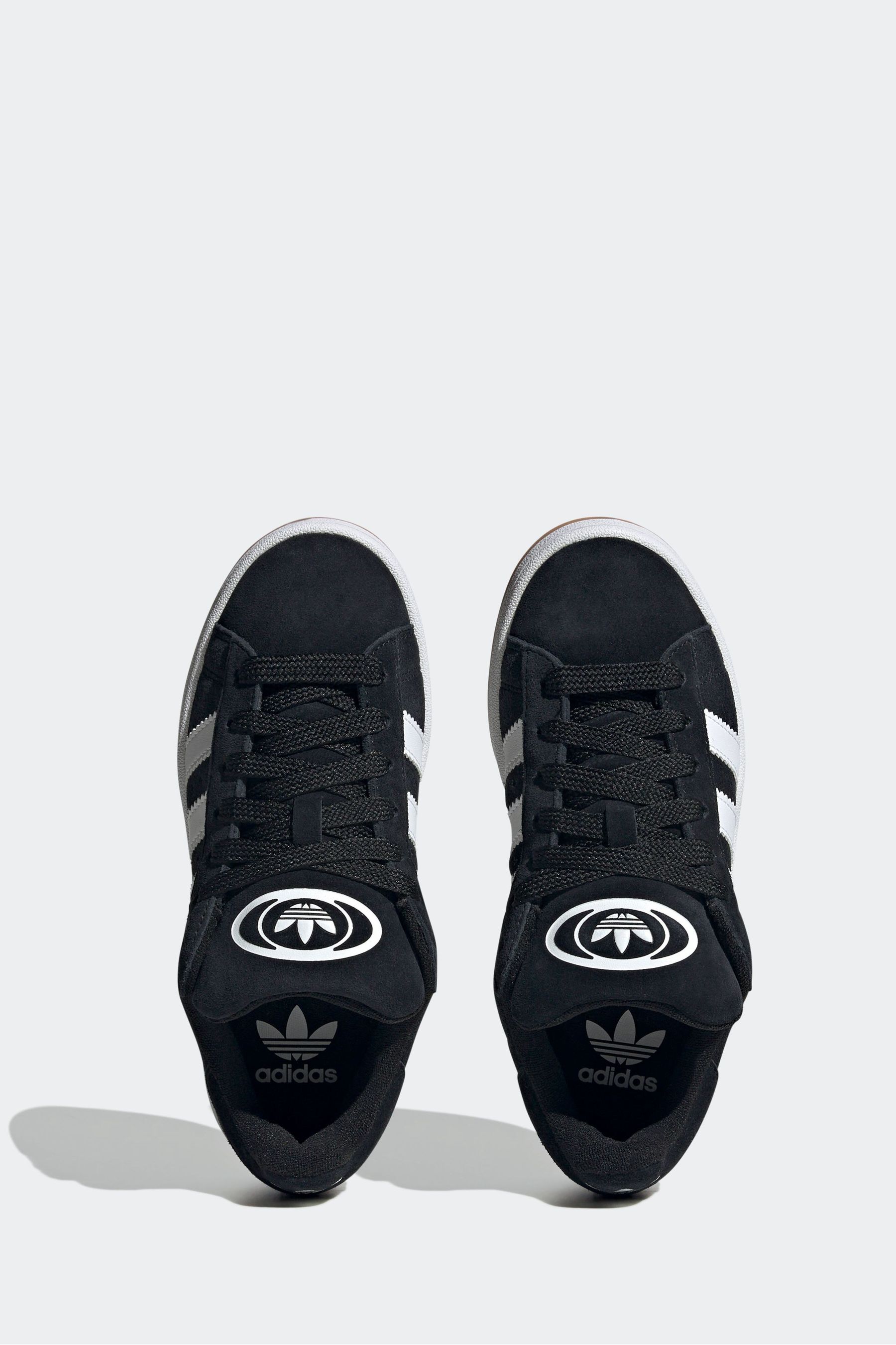 Black adidas campus trainers on sale