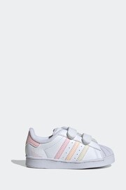 adidas Originals Superstar White Trainers - Image 1 of 9