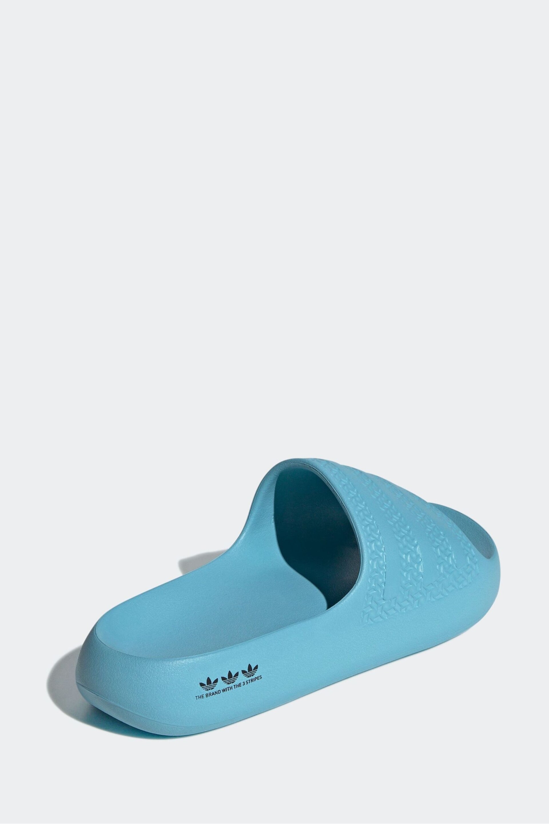 adidas Blue Adilette Ayoon Sandals - Image 4 of 8