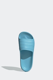 adidas Blue Adilette Ayoon Sandals - Image 5 of 8