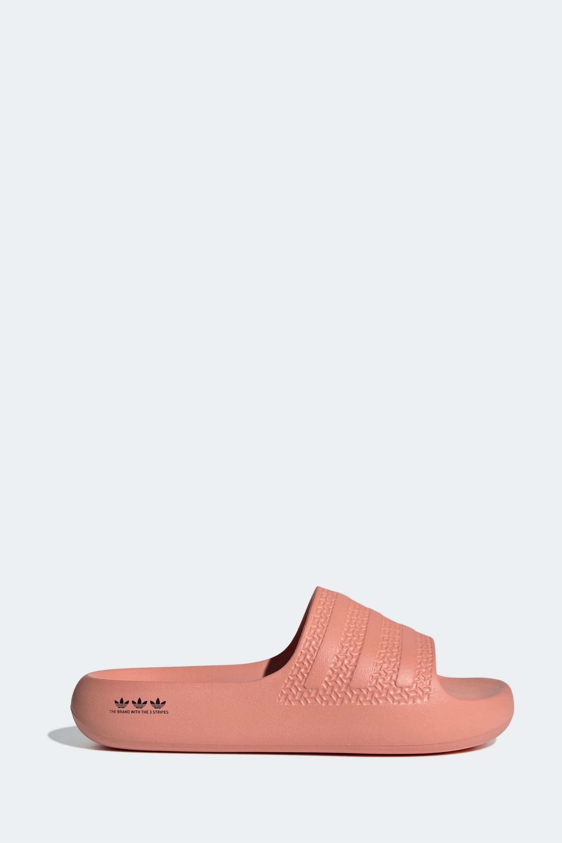 adidas Red Adilette Ayoon Sandals - Image 1 of 8