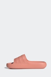 adidas Red Adilette Ayoon Sandals - Image 2 of 8