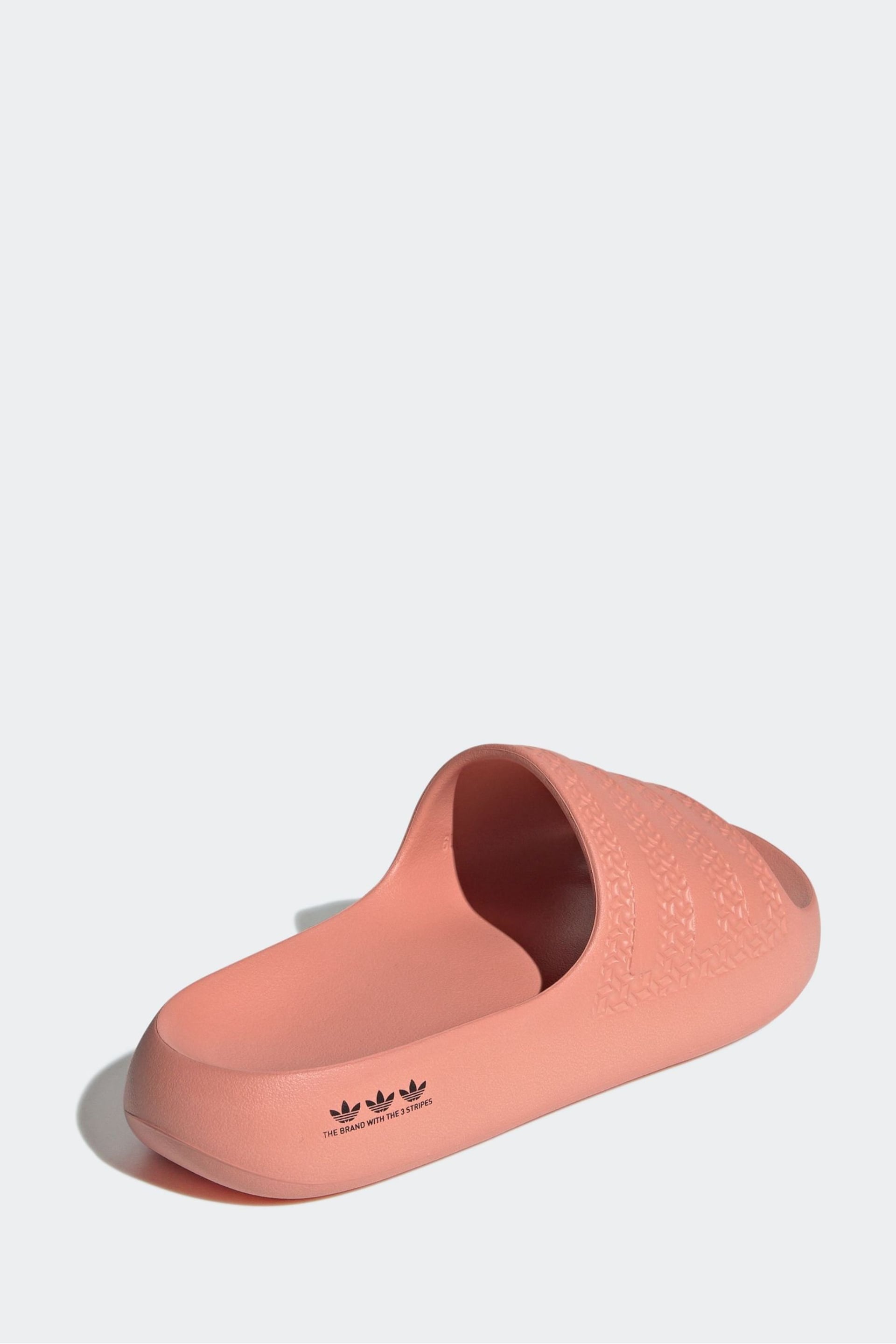 adidas Red Adilette Ayoon Sandals - Image 4 of 8