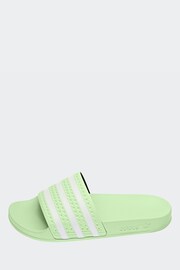 adidas Originals Green Adilette Slides - Image 1 of 3
