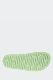 adidas Originals Green Adilette Slides - Image 3 of 3