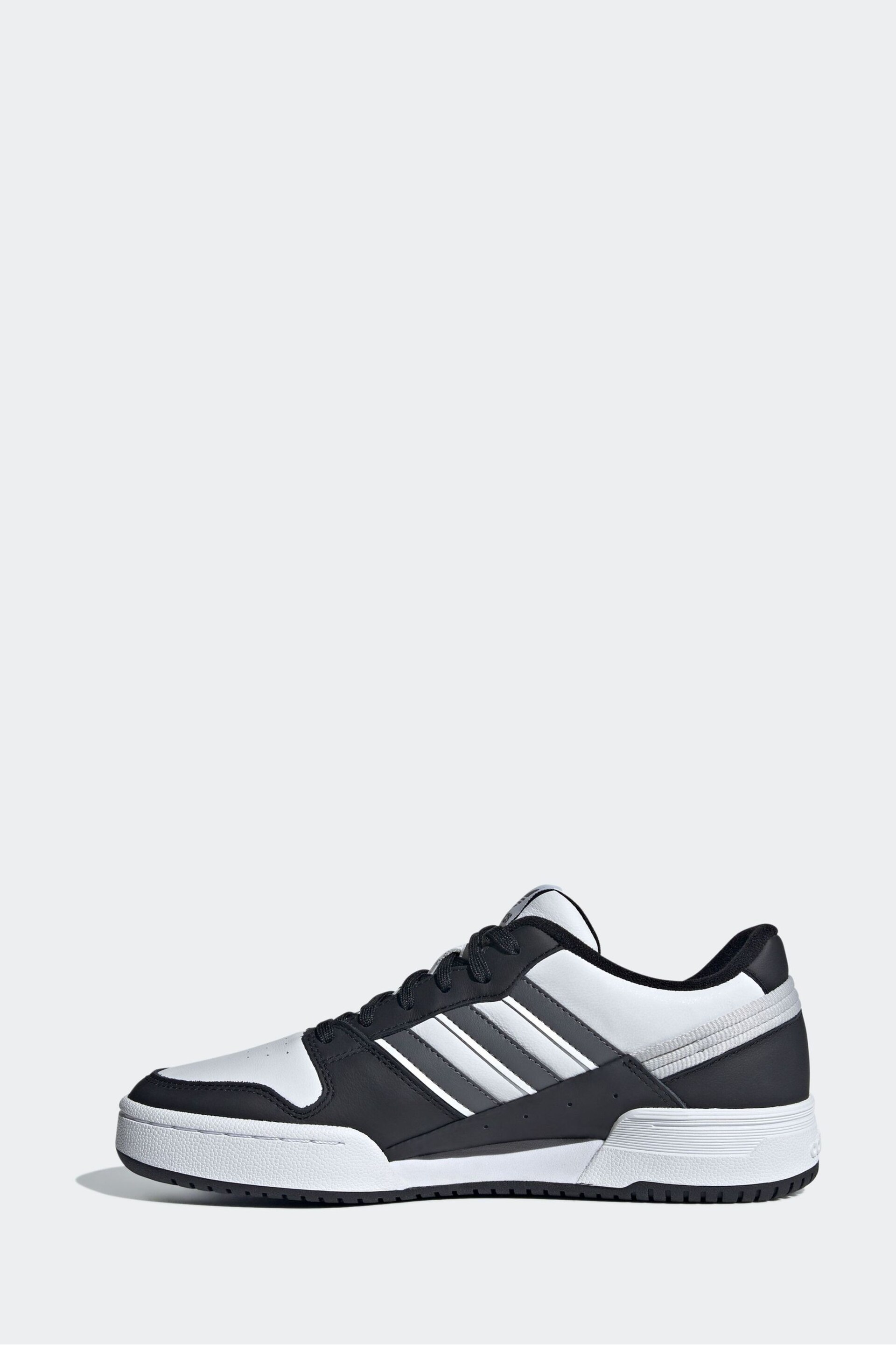 adidas Originals Team Court White Trainers - Image 2 of 8