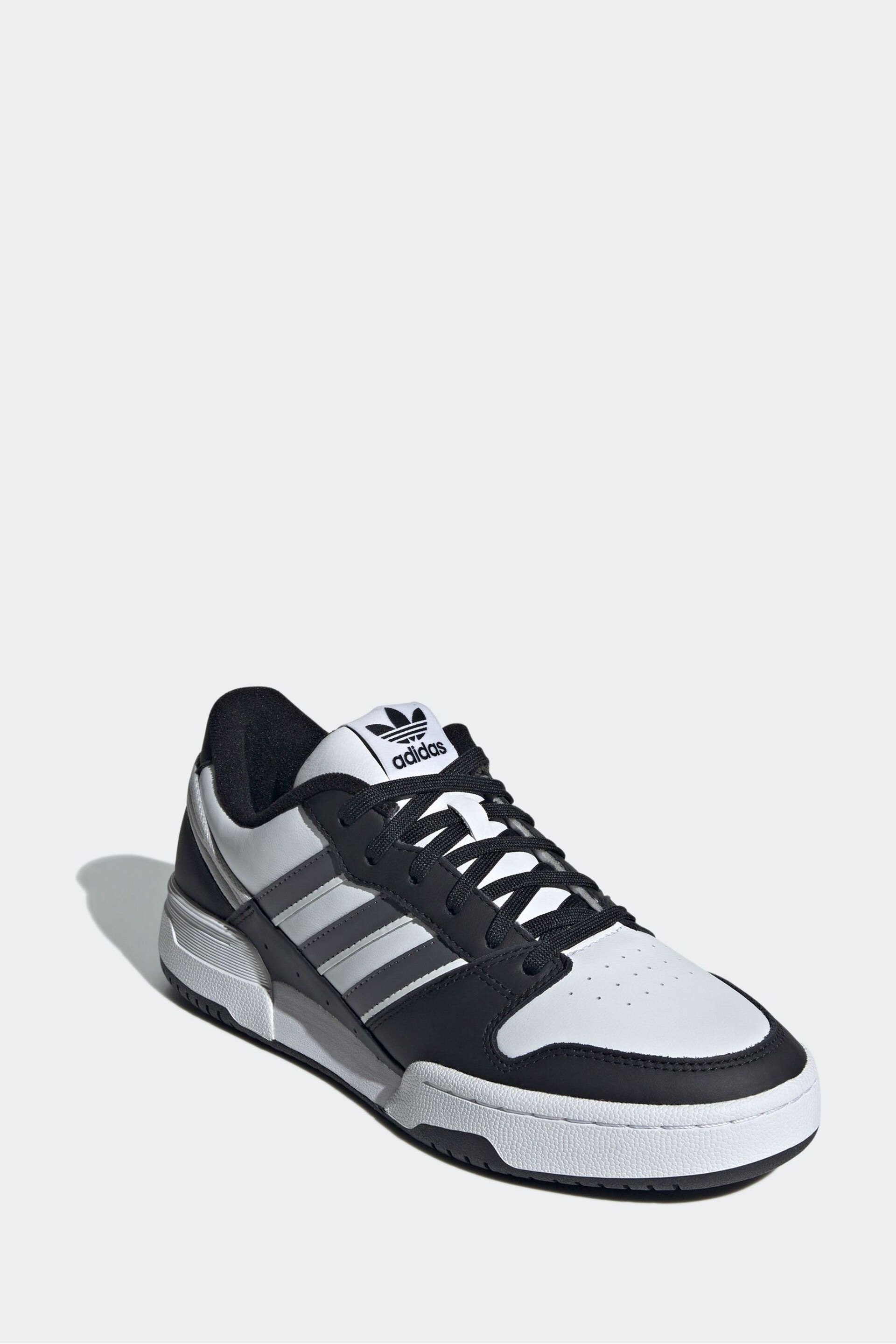 adidas Originals Team Court White Trainers - Image 3 of 8