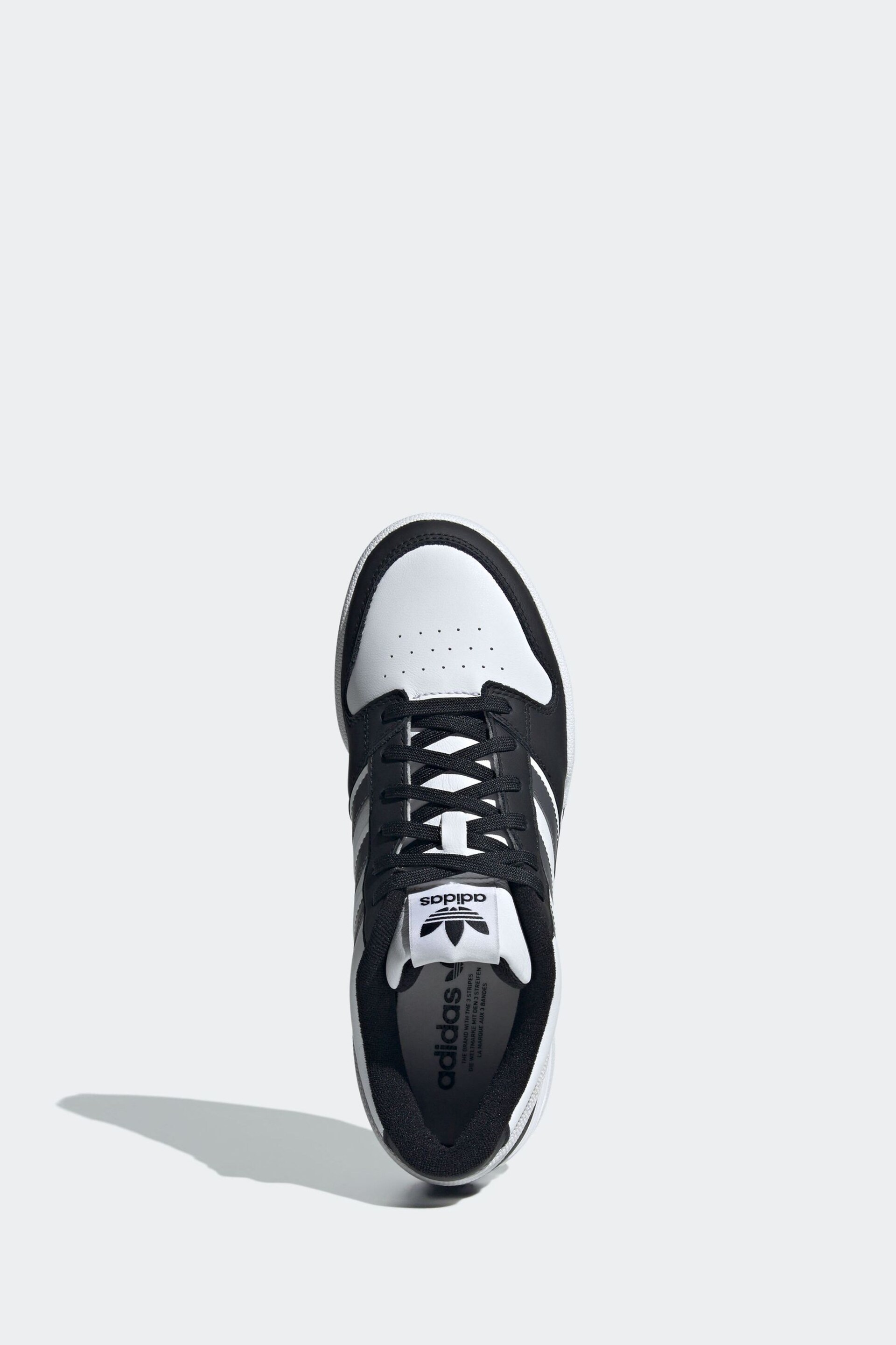 adidas Originals Team Court White Trainers - Image 5 of 8