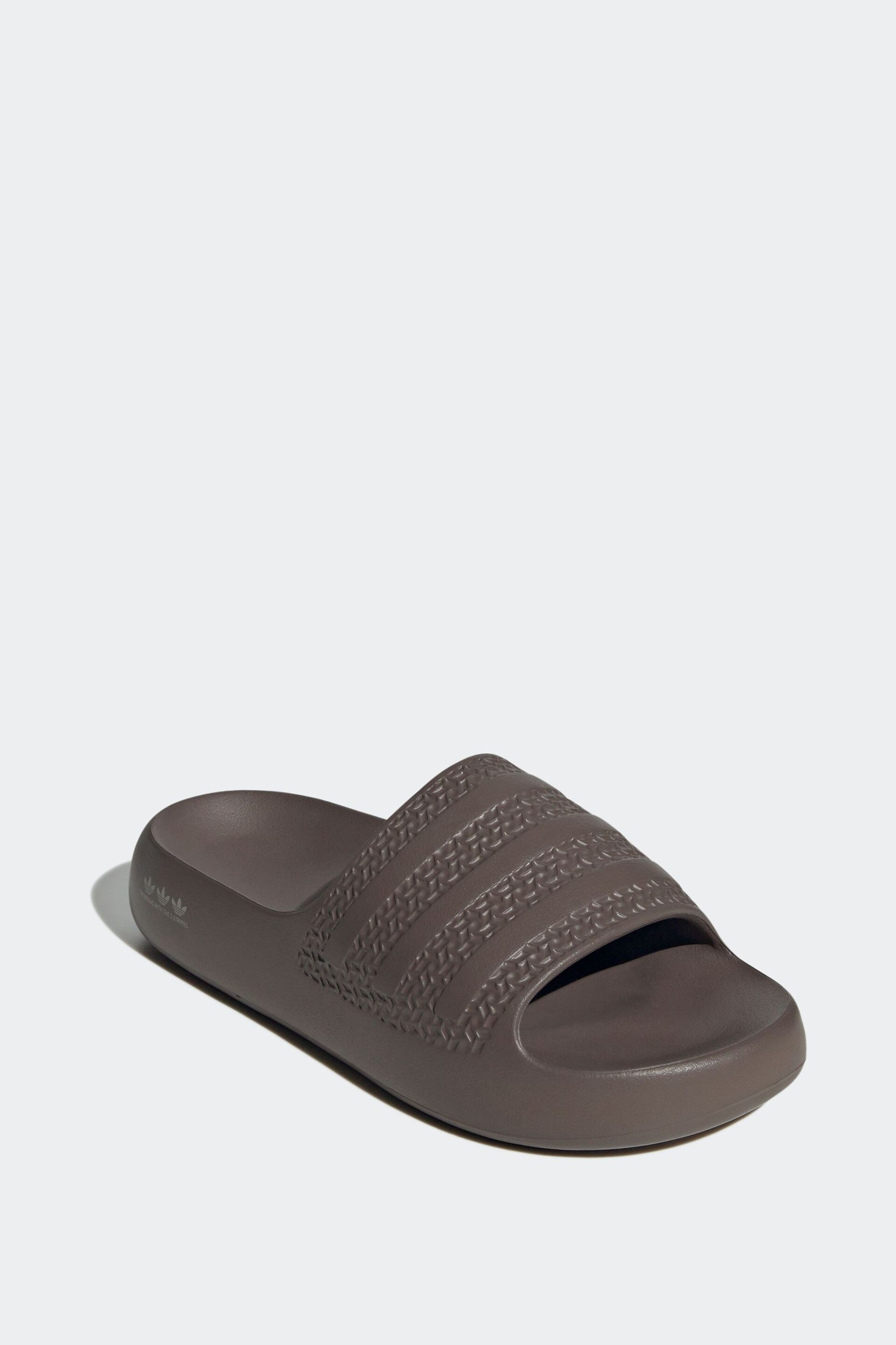 adidas Originals Adilette Ayoon Brown Slides - Image 3 of 9