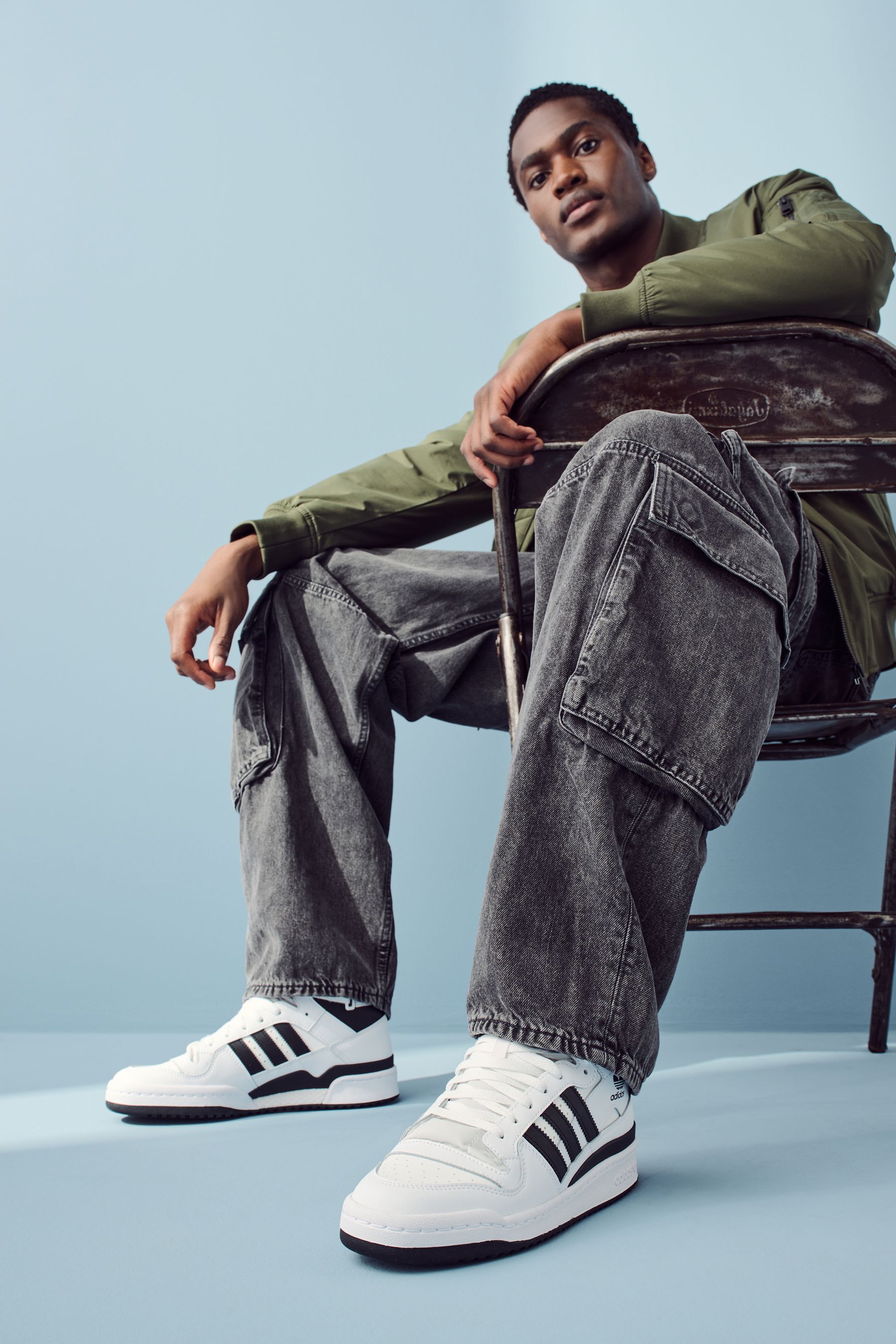 Buy adidas Originals White Forum Mid Trainers from the Next UK online shop