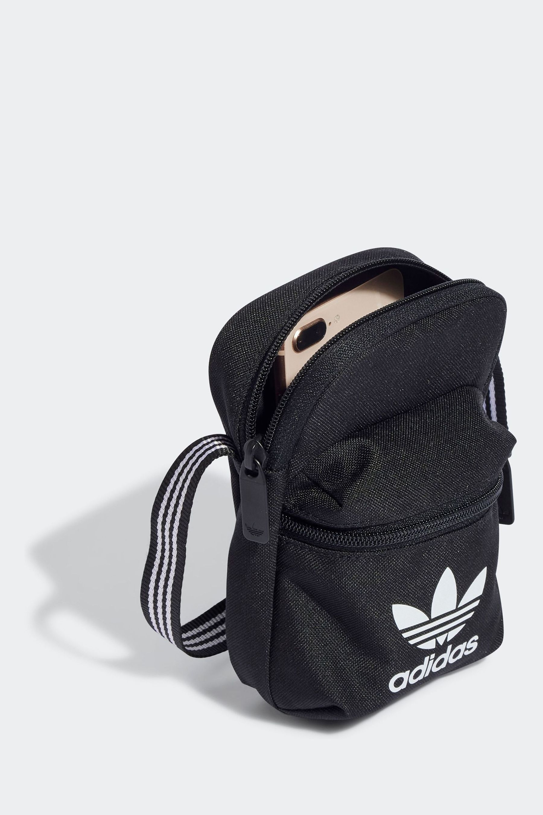 Adidas black crossbody bag best sale