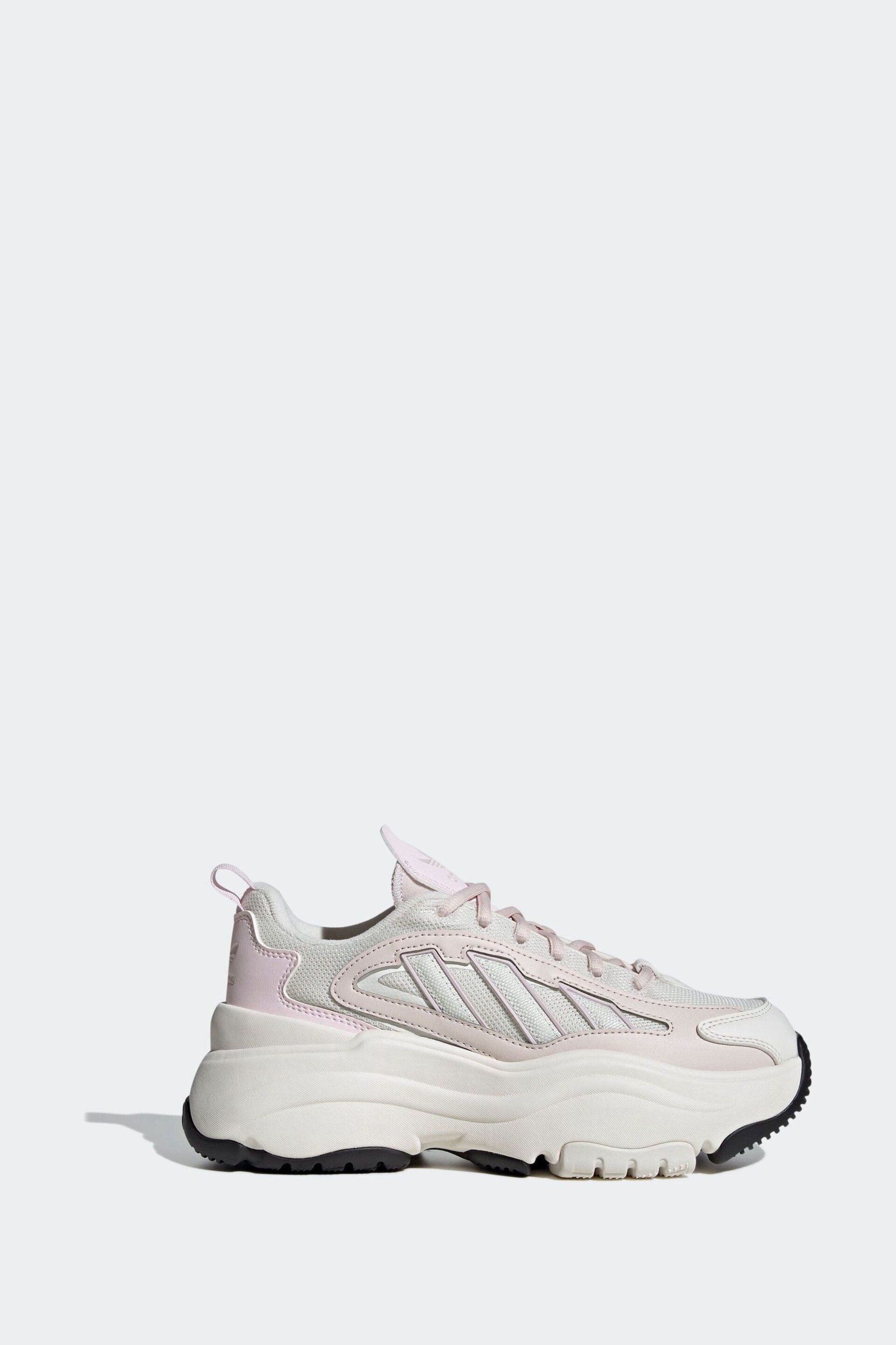 Adidas White Ozgaia Trainers - Image 2 of 10