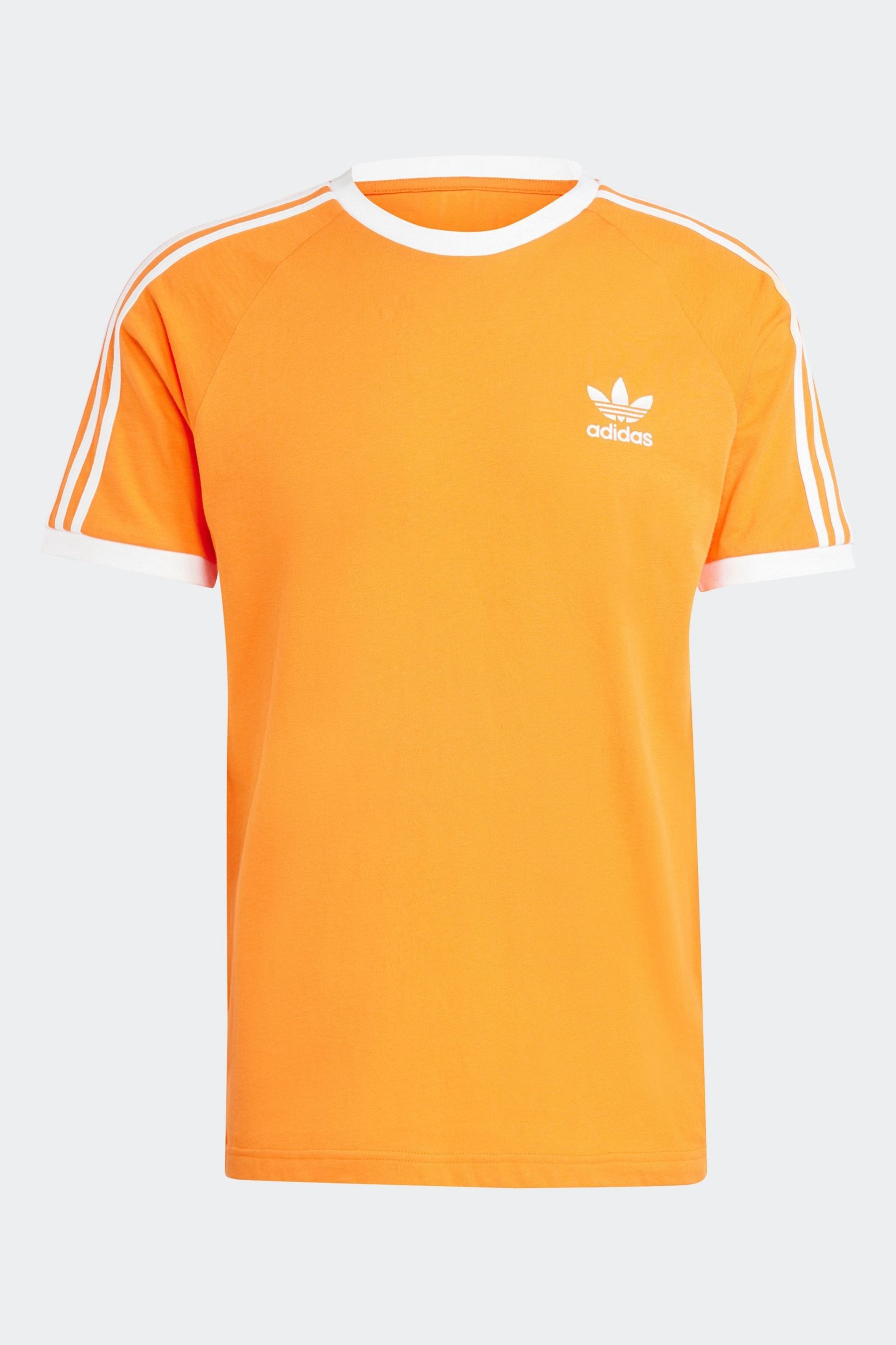 Buy adidas Orange Adicolour Classics 100 Cotton 3 Stripes T Shirt from Next Ireland