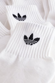 adidas Originals Off White Mid Ankle Socks 6 Pack - Image 2 of 4
