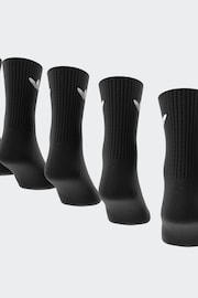 adidas original Black Dark Trefoil Crew Socks 3 Pack - Image 6 of 9