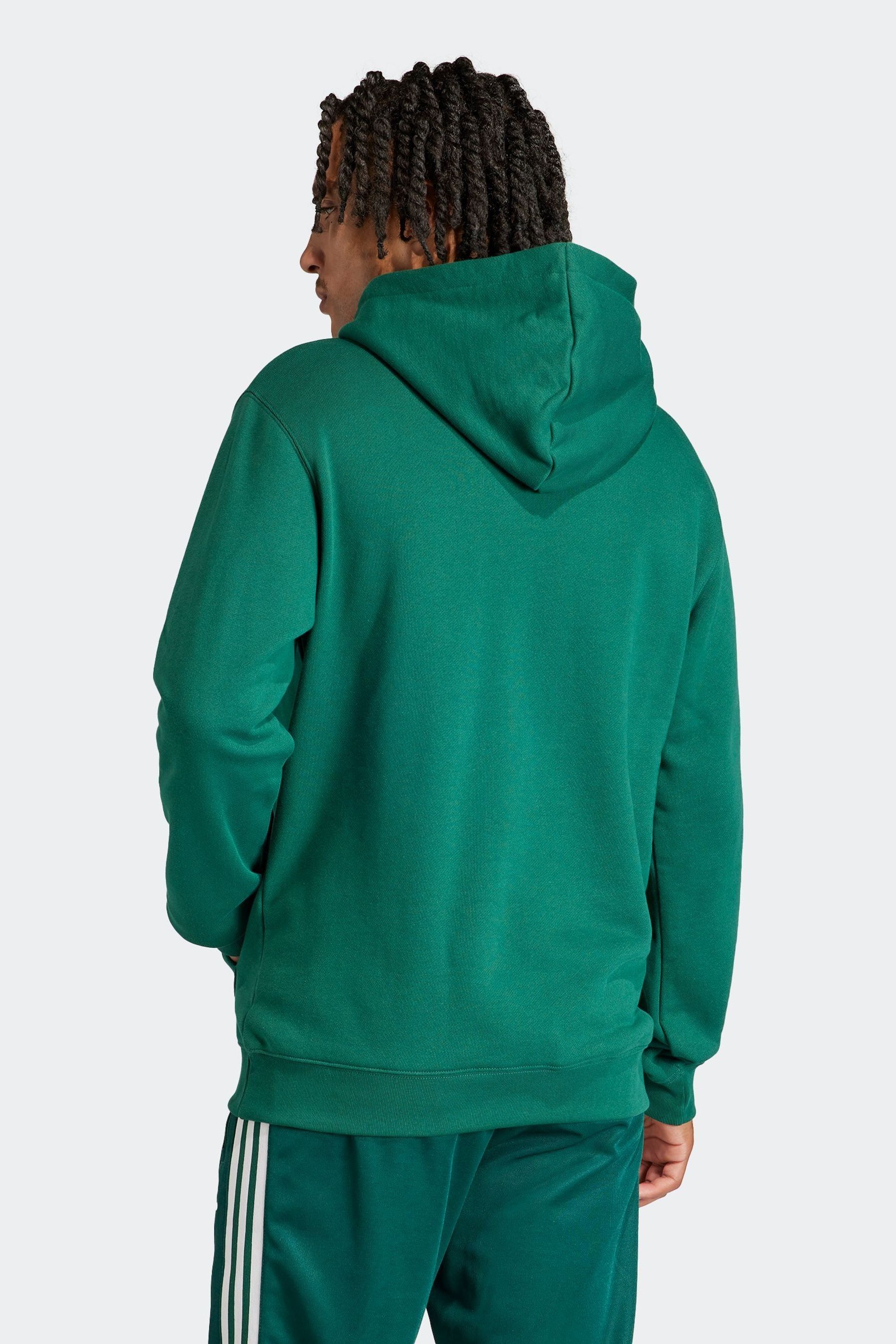 Buy adidas Originals Green 100 Cotton Adicolor Classics Trefoil Hoodie from the Next UK online shop