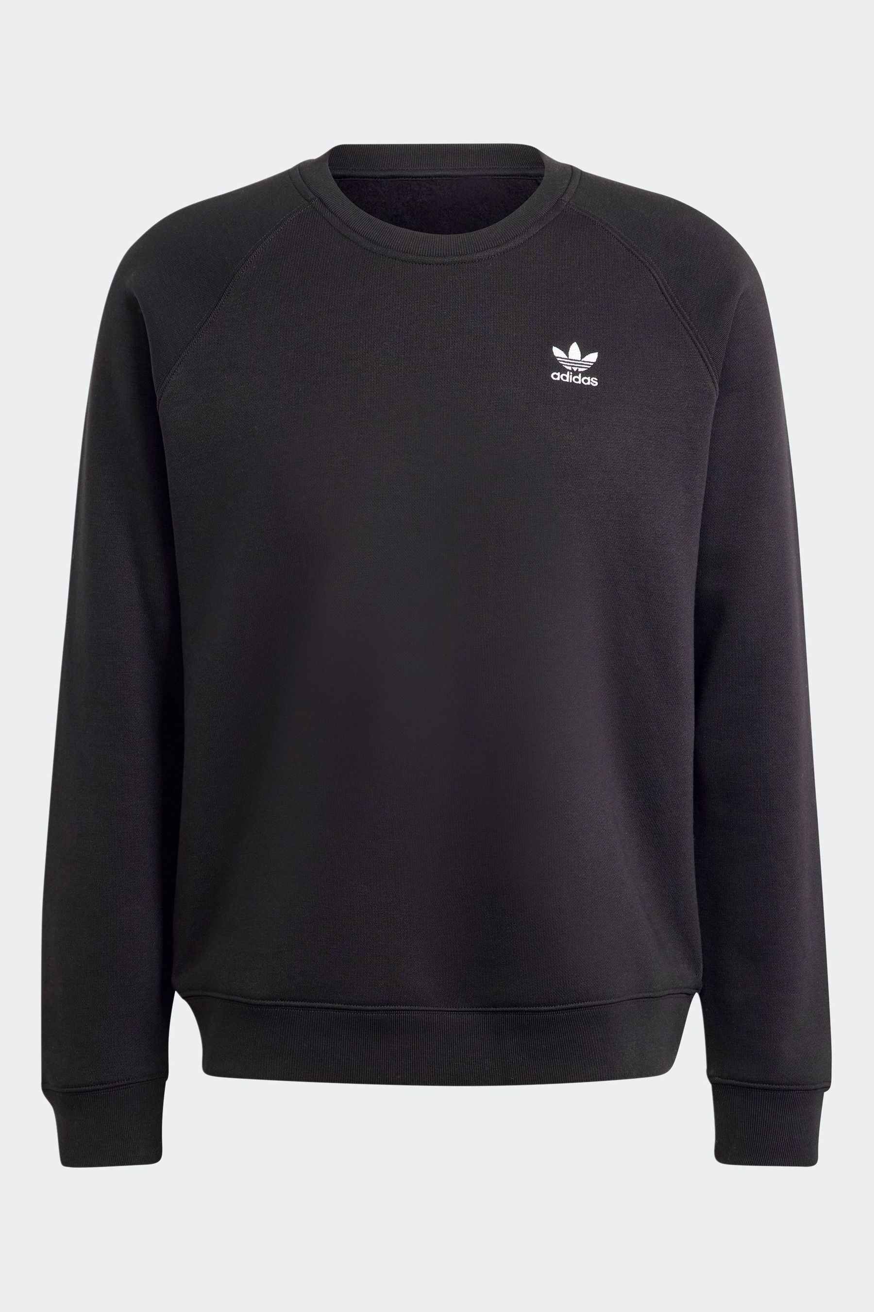 Buy adidas Originals Black Trefoil Essentials Crew Neck Sweatshirt from Next Canada